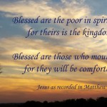 Blessed are the poor in spirit